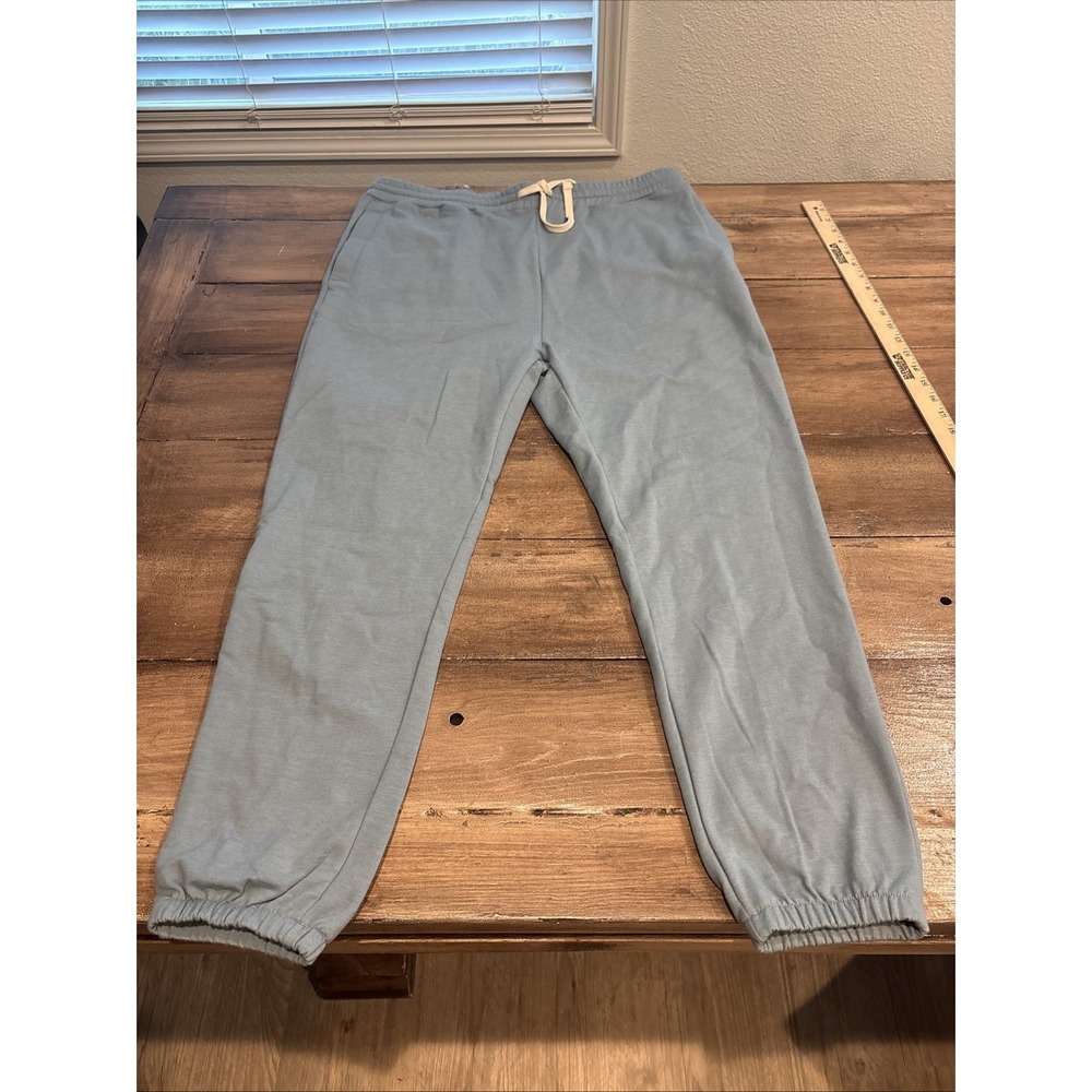 RSQ Jogger Pants Men's  Large/32  Blue Elastic Waist Casual Stretch‎